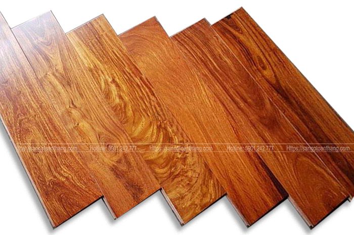 Sàn gỗ gõ đỏ Lào