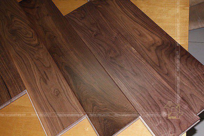 Sàn gỗ Óc chó được đánh giá là đẹp nhất trong các loại gỗ quý