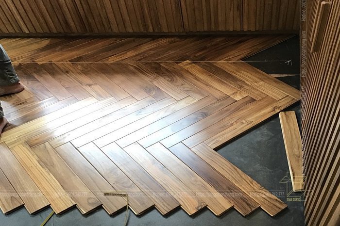Gỗ Teak được ứng dụng nhiều trong các thiết kế sàn gỗ nhà ở
